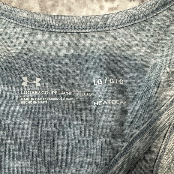 Under Armour Women's Heathered Gray Tank Top - Picture 3 of 3